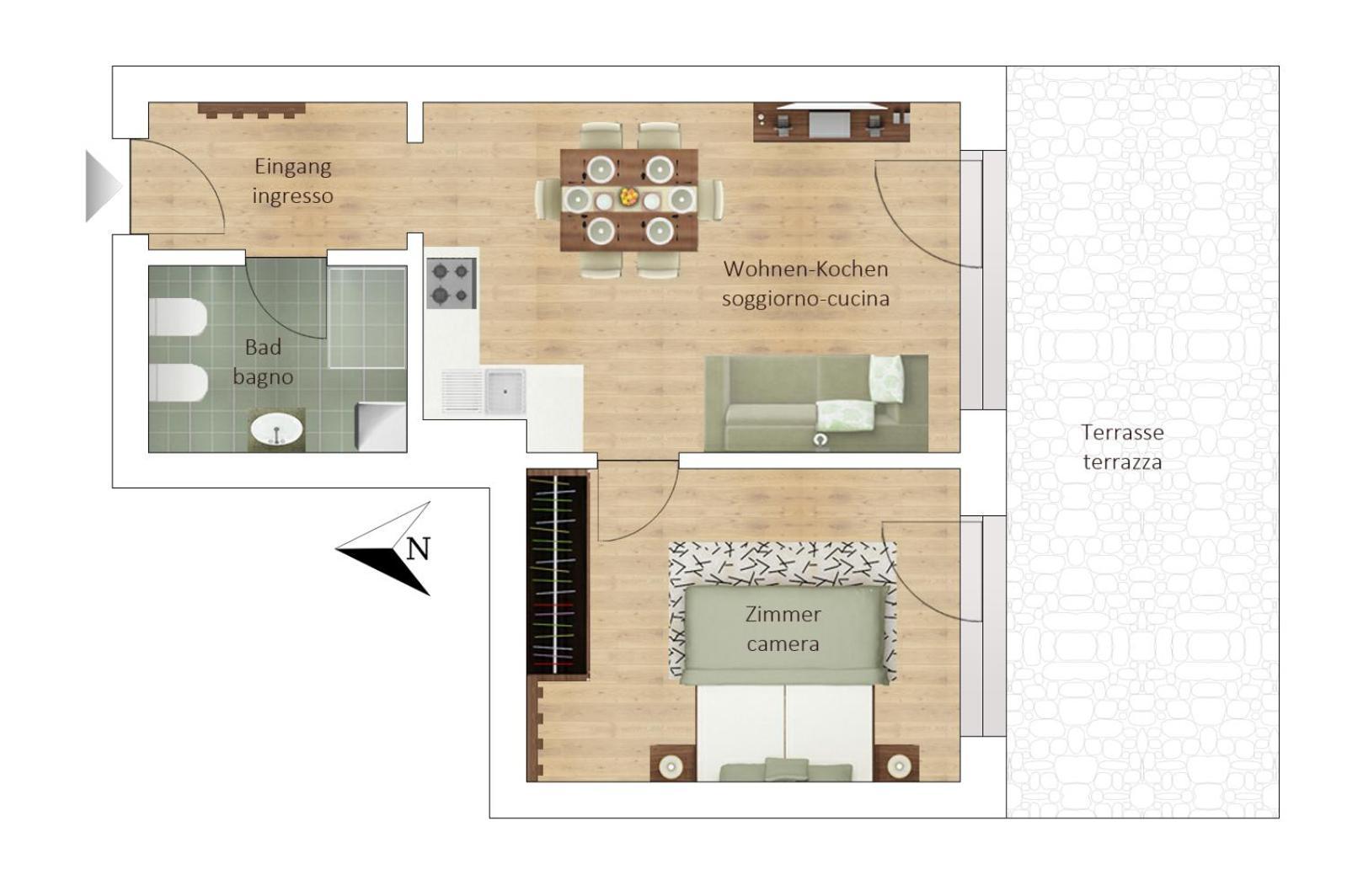 Aurturist Sesto Apartman Szoba fotó